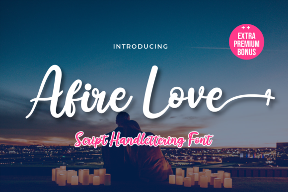 Afire Love Font: Elegant Script for Creative Projects