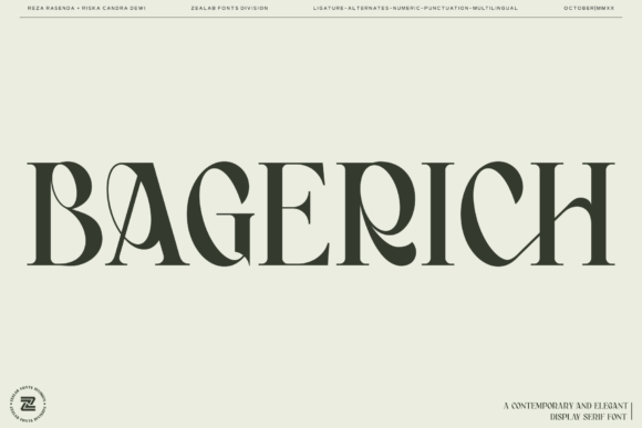 Bagerich Font Review