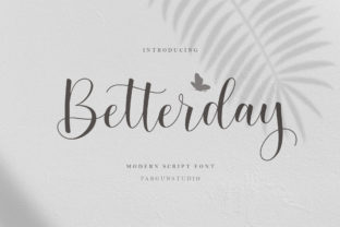 Betterday Font for Elegant Design