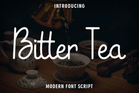 Bitter Tea Font: Elegant Script for Digital Campaigns