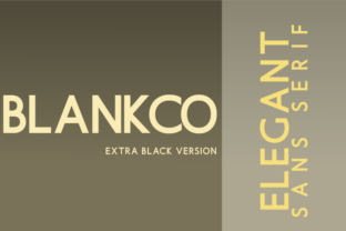 Blankco Extra Black Font