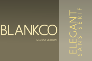 Blankco Medium: A Modern Typeface for Editorial Design