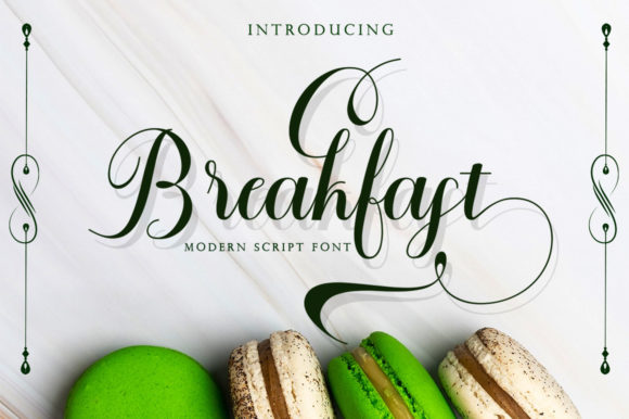 Breakfast Font for Creative Projects