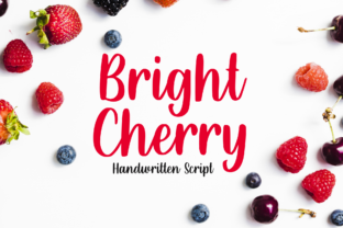 Bright Cherry Font for Creative Campaigns