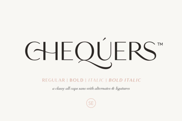 Chequers: A Font for Timeless Design