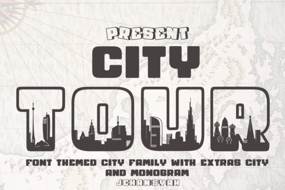 City Tour Font for Business Branding