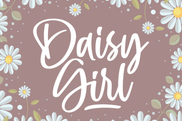 Daisy Girl Font for Creative Projects