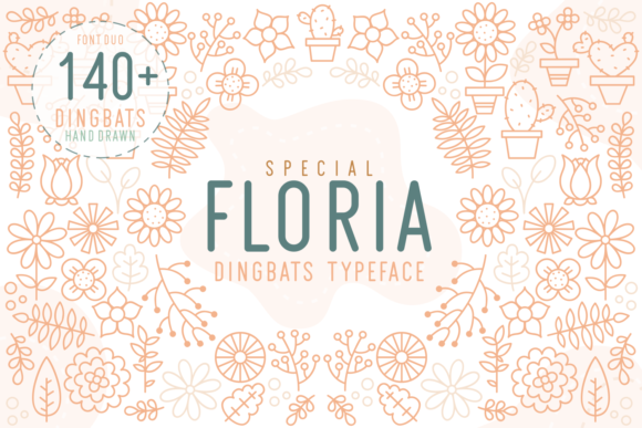 Floria: A Unique Dingbats Font
