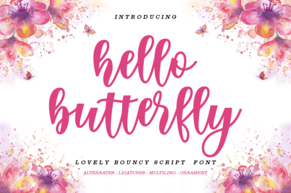 Hello Butterfly Font Review