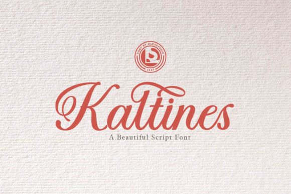Kaltines: A Script Font for Elegant Design