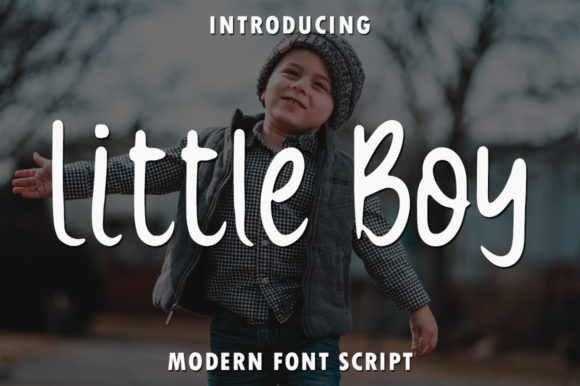 Little Boy Font for Creative Design