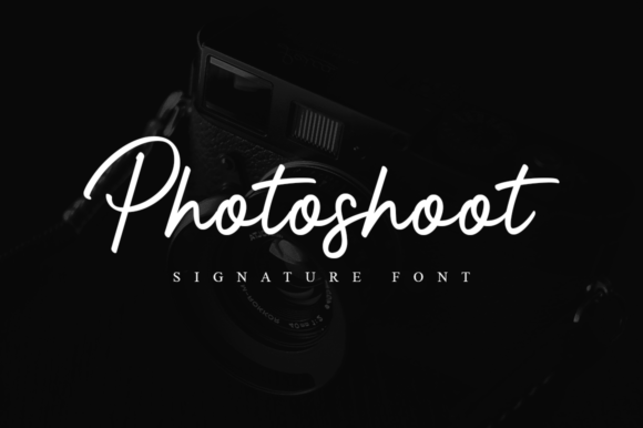 Photoshoot Font for Web Design