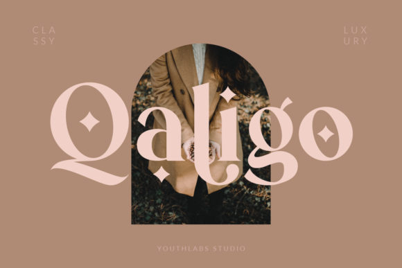 Qaligo: A Bold Serif for Branding