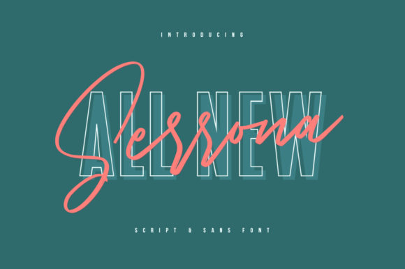 Serrona Duo Font for Creative Projects