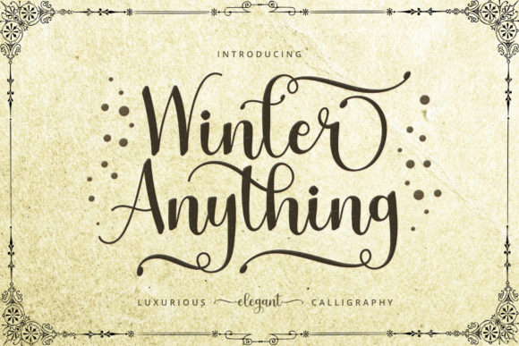 Winter Anything Font Review