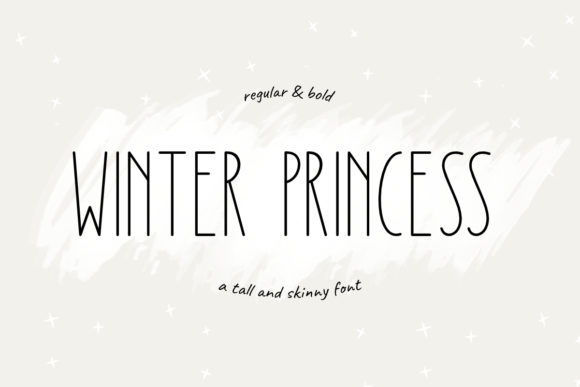 Winter Princess Font for Creative Projects